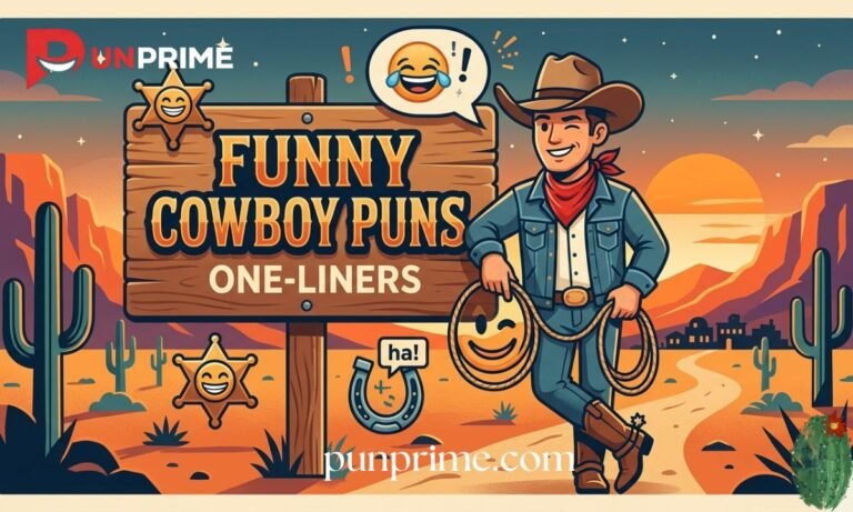 181+ Funny Cowboy Puns One-Liners (2026)