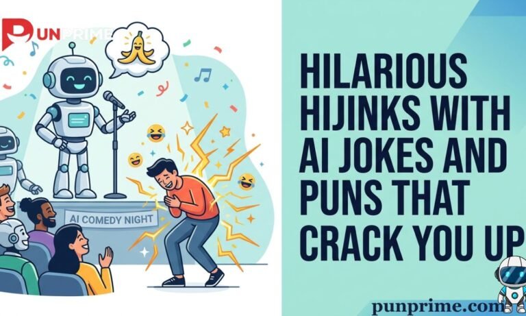 185+ Hilarious Hijinks with AI Jokes and Puns That Will Crack You Up