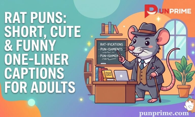 202+ Rat Puns Short, Cute & Funny One-Liner Captions For Adults