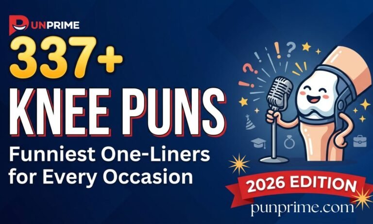 337+ Knee Puns Funniest One-Liners for Every Occasion