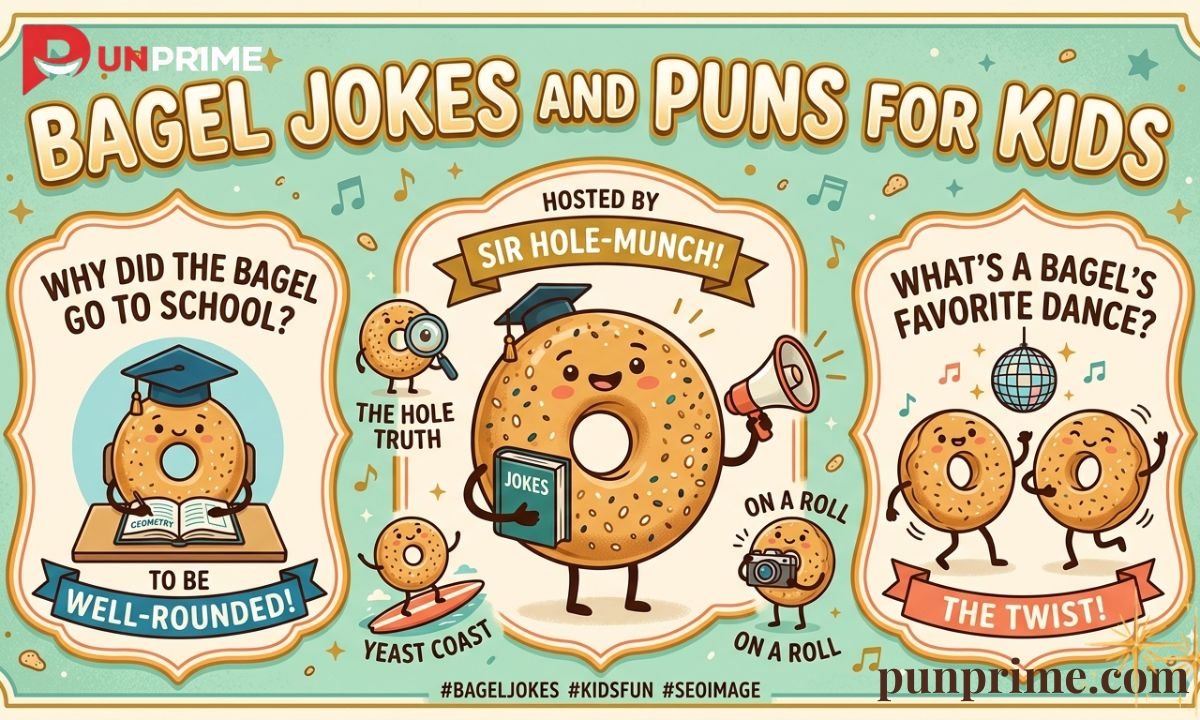 Bagel Jokes and Puns for Kids