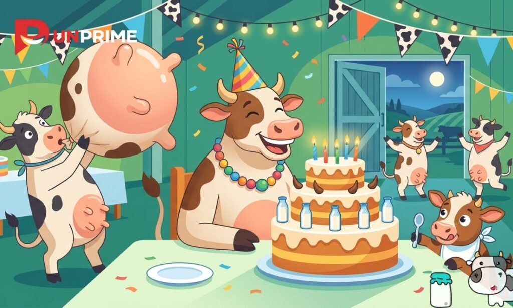 Birthday Cow Puns