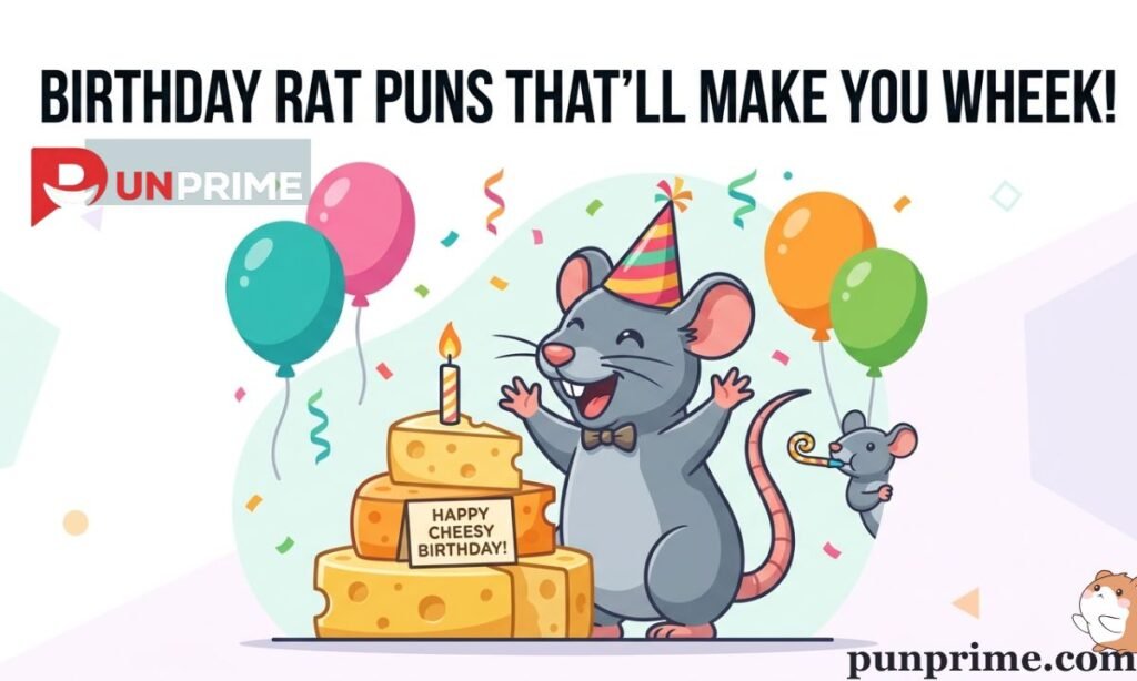 Birthday Rat Puns That'll Make You Wheek!
