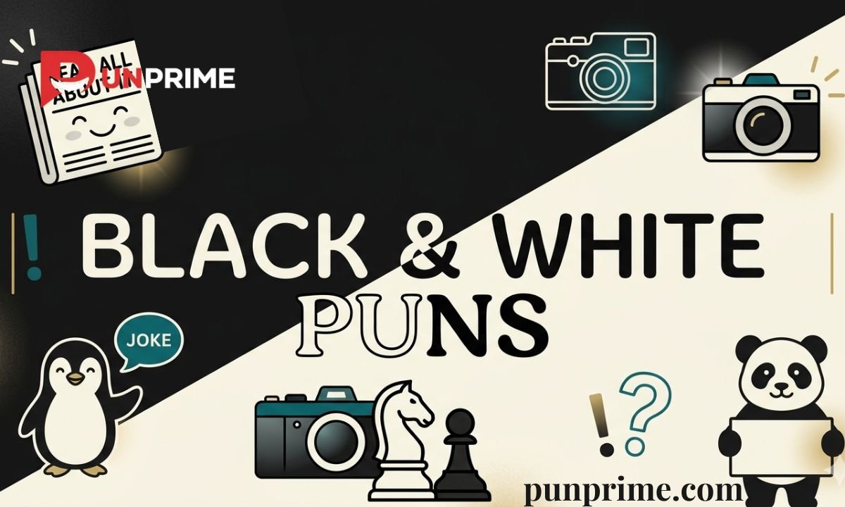 Black & White Puns
