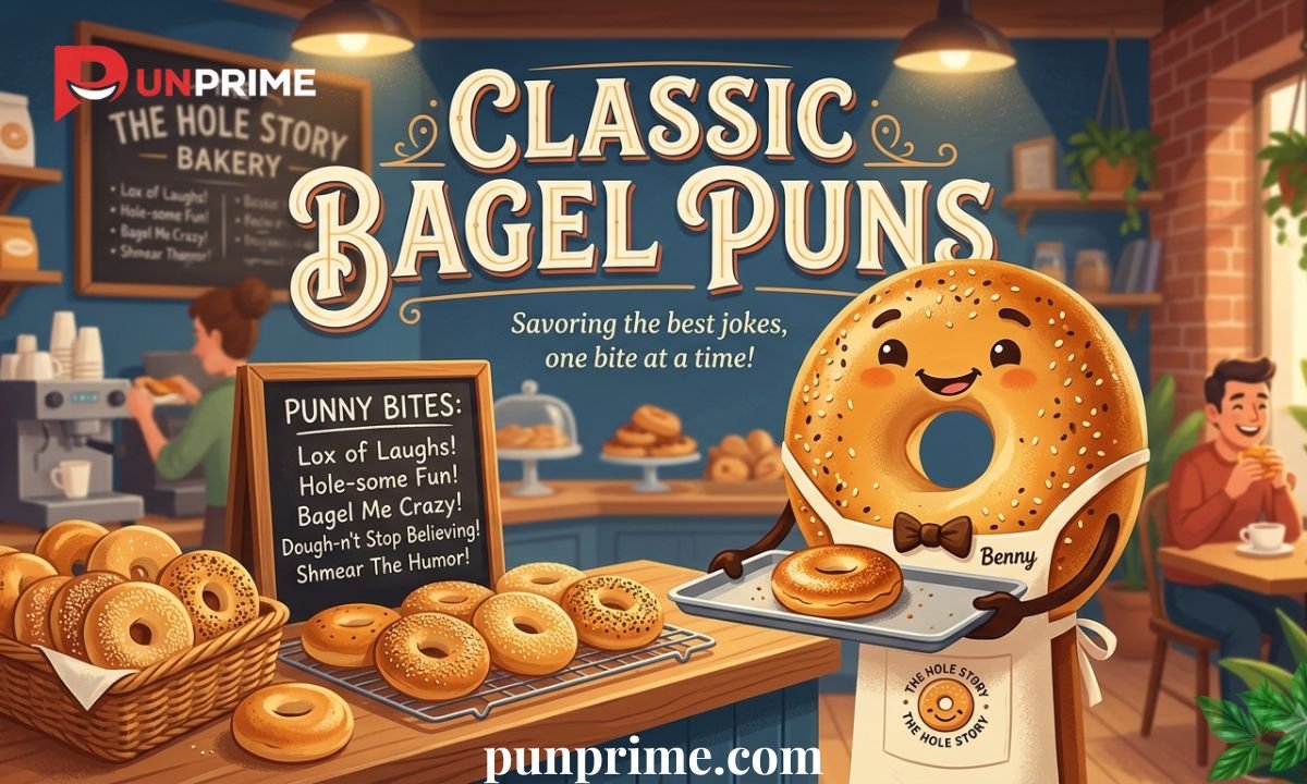 Classic Bagel Puns