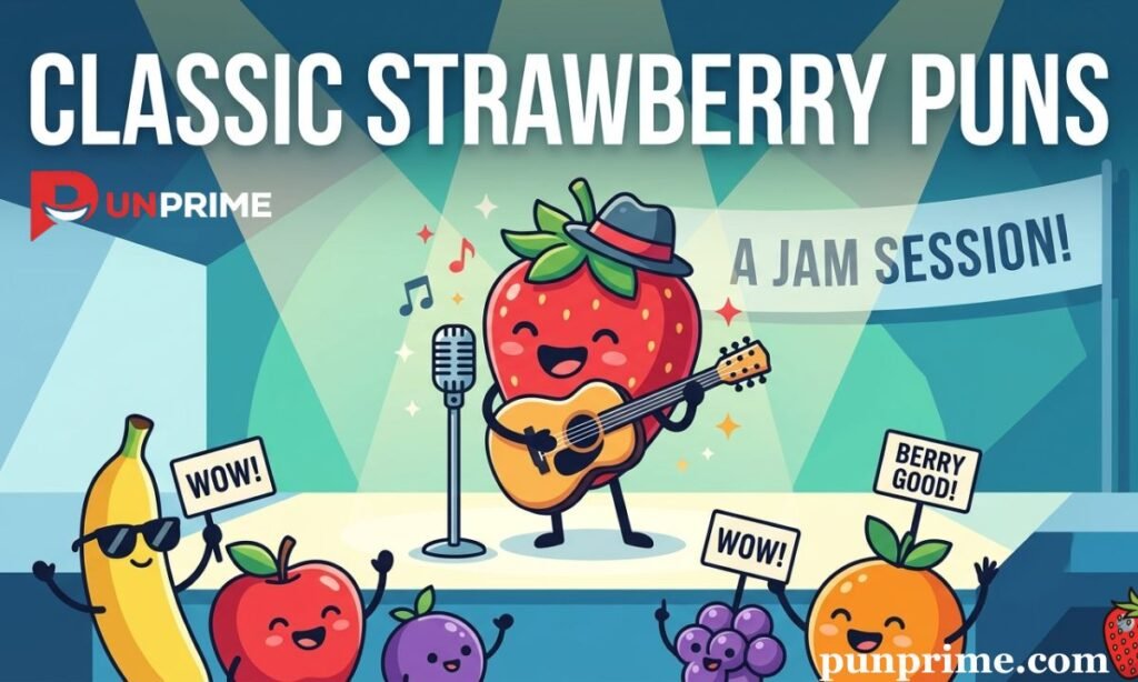 Classic Strawberry Puns