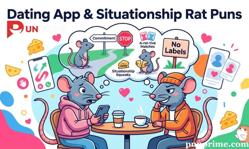 Dating App & Situationship Rat Puns
