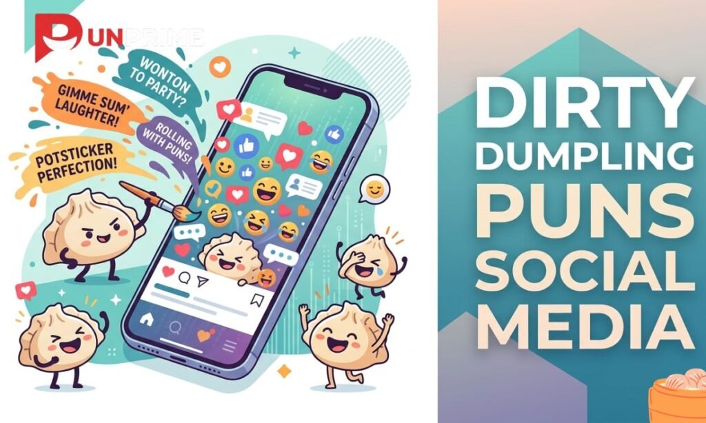 Dirty Dumpling Puns Social Media