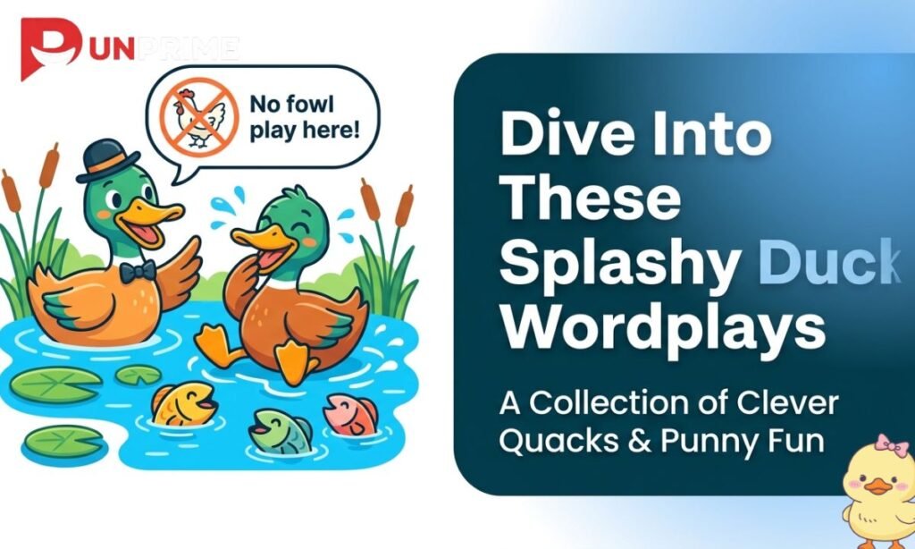 Dive Into These Splashy Duck Wordplays