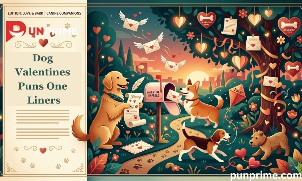 Dog Valentines Puns One Liners