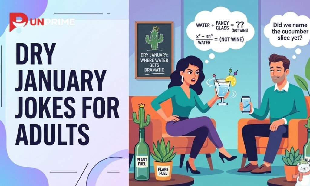 Dry January Jokes for Adults