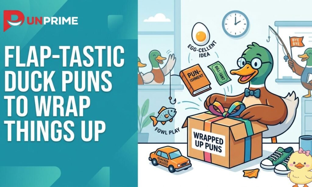 Flap-tastic Duck Puns to Wrap Things Up
