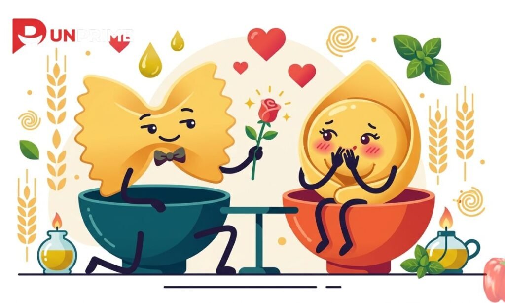 Flirty Romantic Pasta Puns