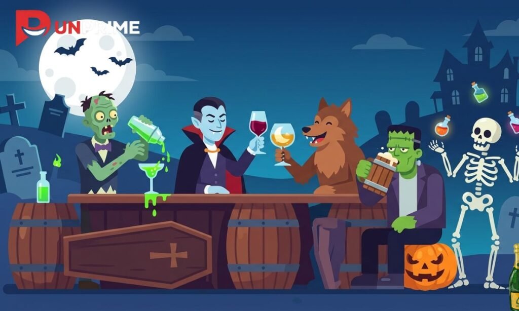 Halloween Puns about Alcohol
