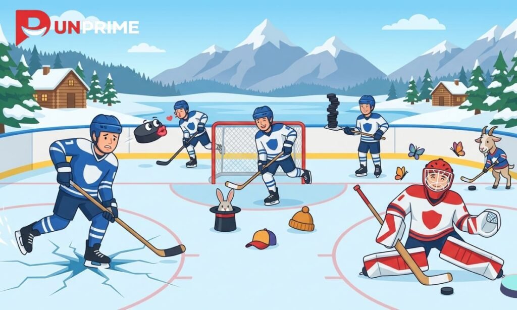 Hockey Puns Captions