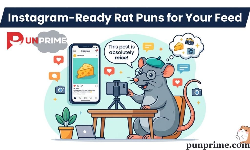 Instagram-Ready Rat Puns for Your Feed