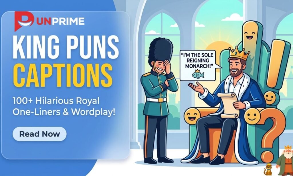 King Puns Captions