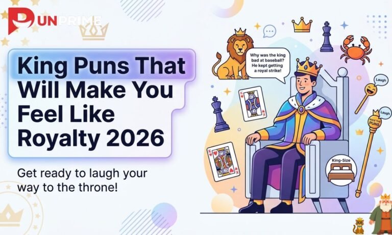 King Puns That Will Make You Feel Like Royalty 2026
