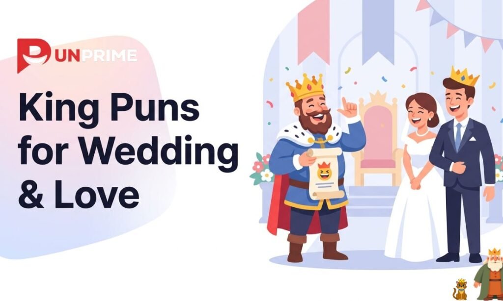 King Puns for Wedding & Love