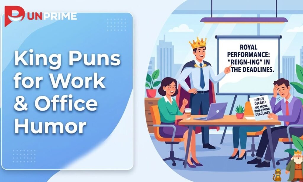 King Puns for Work & Office Humor
