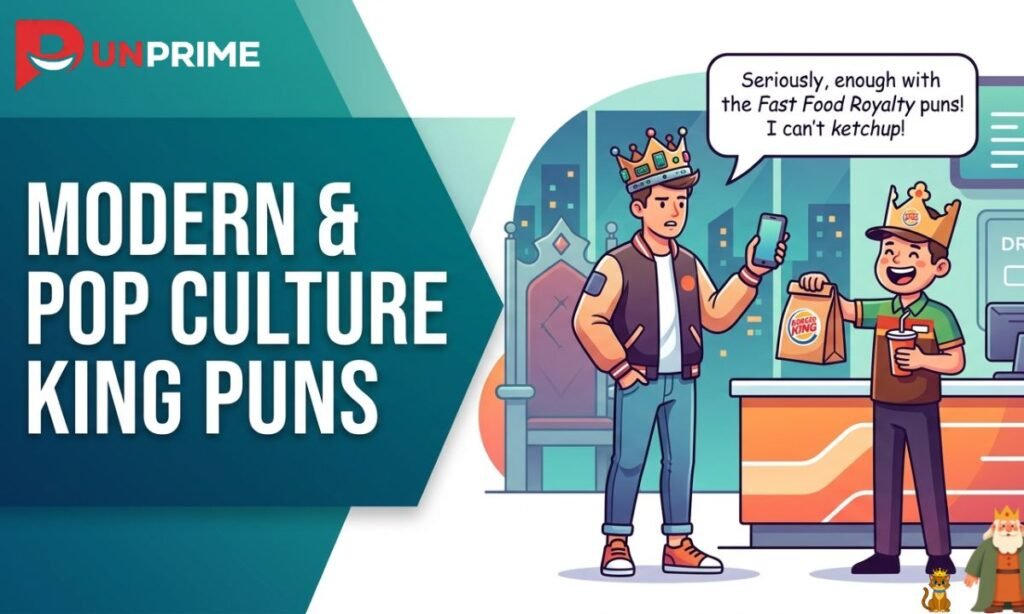 Modern & Pop Culture King Puns