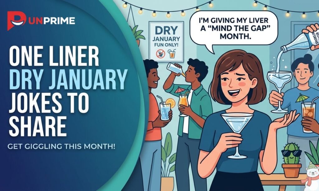 One Liner Dry January Jokes to Share