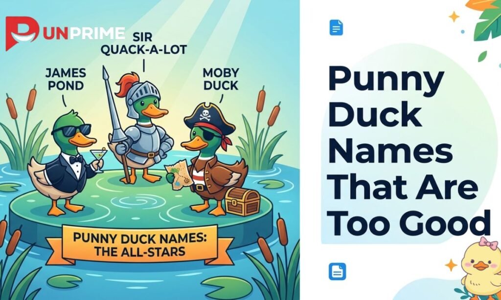 Punny Duck Names That Are Too Good