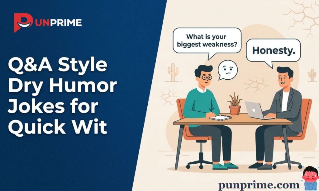 Q&A Style Dry Humor Jokes for Quick Wit