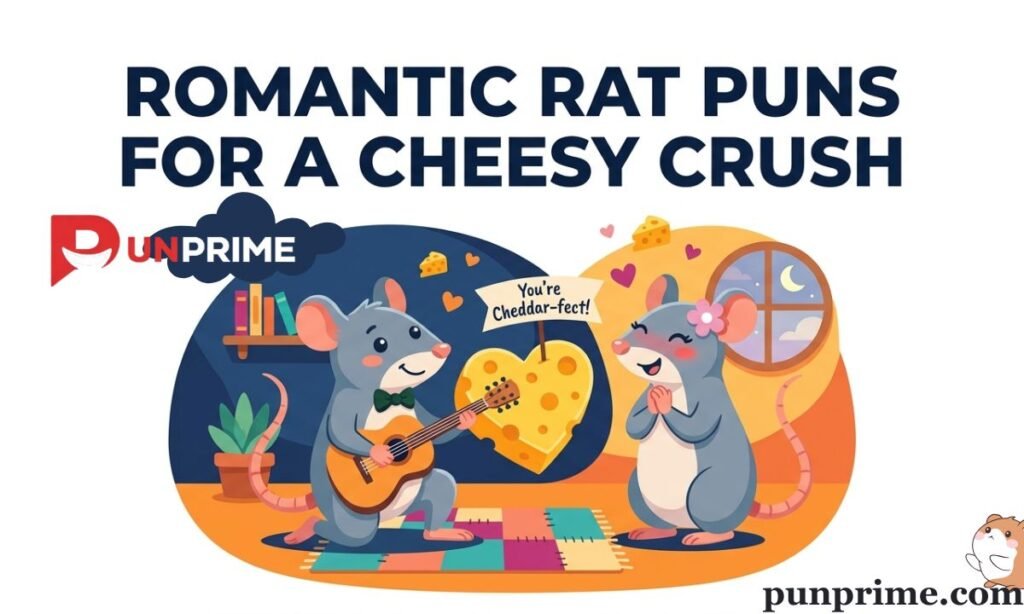 Romantic Rat Puns for a Cheesy Crush