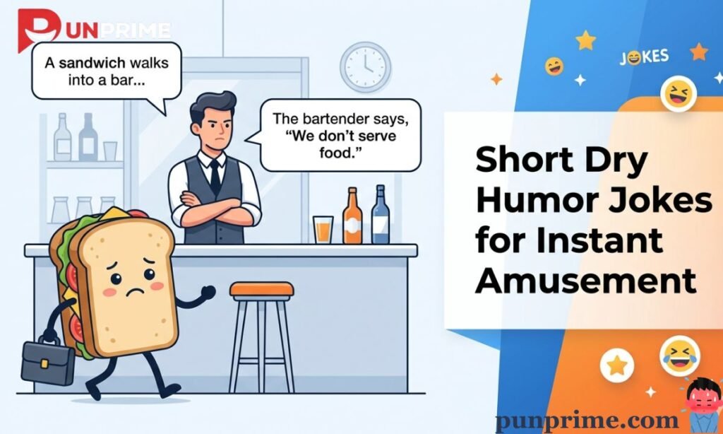 Short Dry Humor Jokes for Instant Amusement