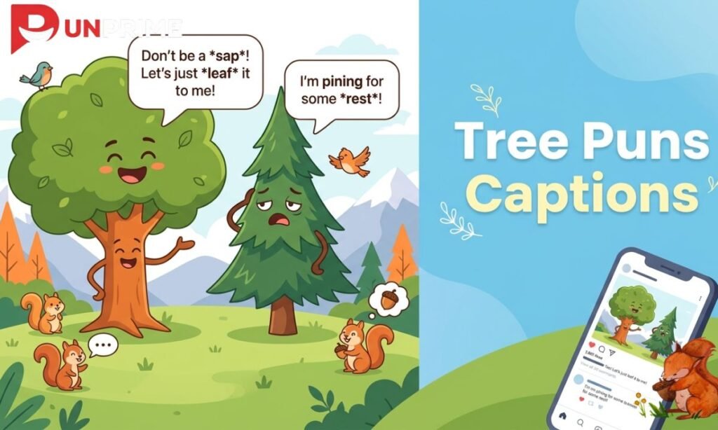 Tree Puns Captions