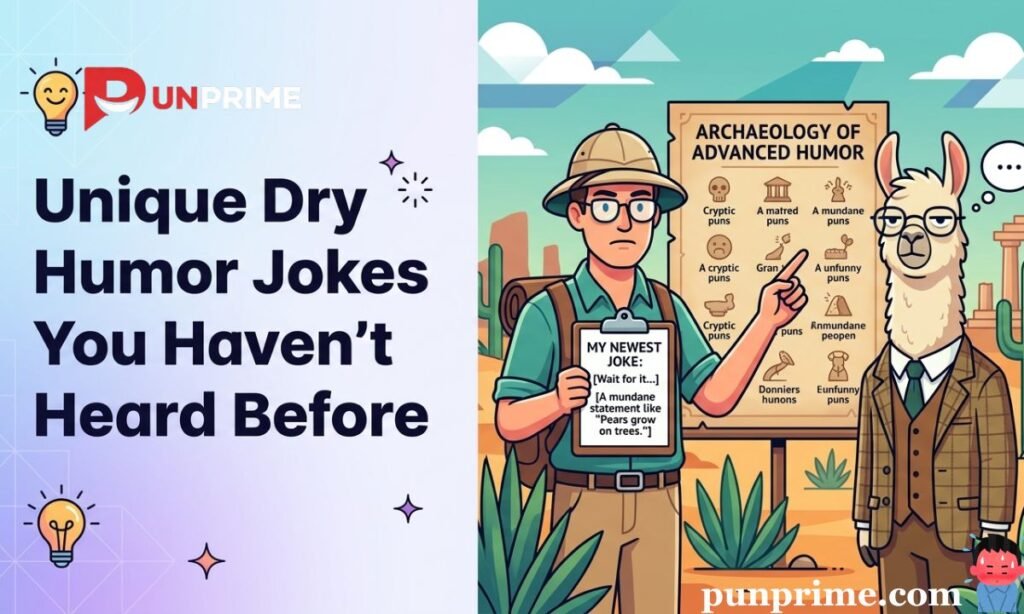 Unique Dry Humor Jokes You Haven't Heard Before