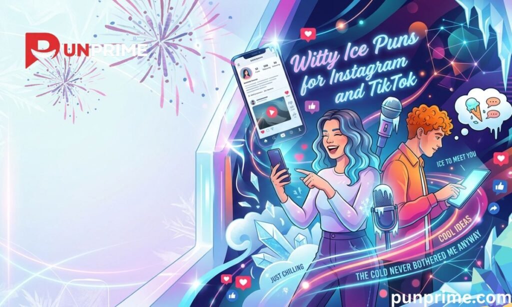 Witty Ice Puns for Instagram and TikTok