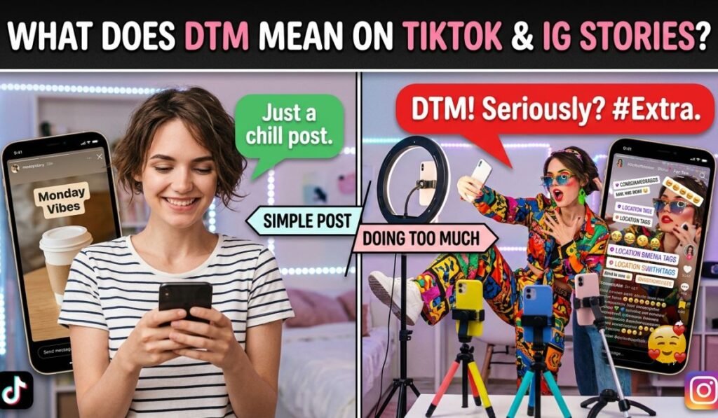 DTM Mean on TikTok & Instagram Stories