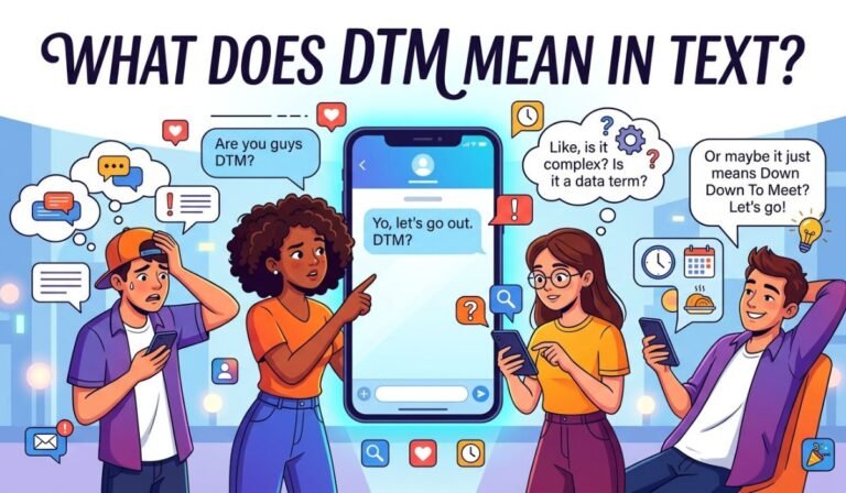 What Does DTM Mean in Text