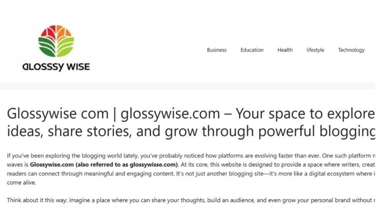 Glossywise.com Review