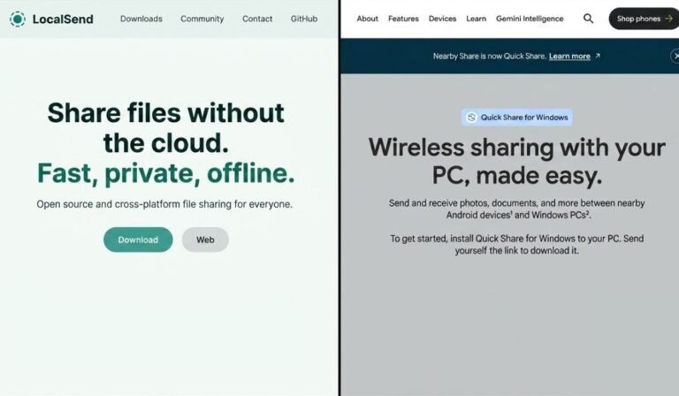LocalSend vs Quick Share