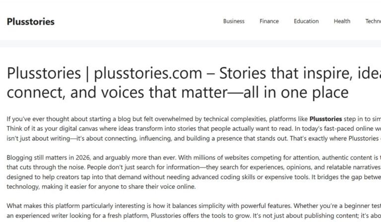 plusstories.com Review